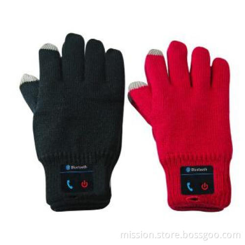 Winter bluetooth touch-screen glove with speaker for phone call